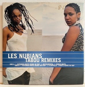 LES NUBIANS / TABOU REMIXES US Promo 12” ♪ クリアビニール・THE ROOTS Remix・SADEカバー