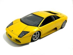 【ジャンク品/破損】AUTOart/オートアート 1/18 ランボルギーニ ムルシエラゴ イエロー Lamborghini Murcielago ミニカー (44474S2)