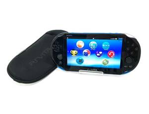 PS Vita プレイステーション ヴィータ PCH-2000 Wi-Fiモデル 本体 ブルー/ブラック ゲーム機 液晶ディスプレイ PlayStation（44718MT1）