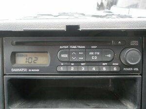 アトレーワゴン　S320G ダイハツ純正　　ＡＭ、ＦＭ、ＣＤ デッキ　86180-B5010