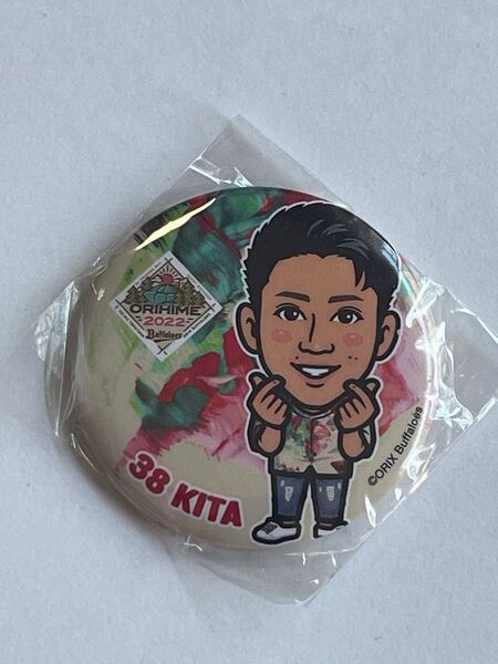 新品 オリックス・バファローズ 来田涼斗 缶バッジ