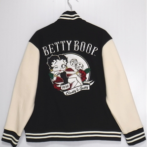 即決■★BETTY BOOP★■ベティーブープ/フリーススタジャン:SIZE=L