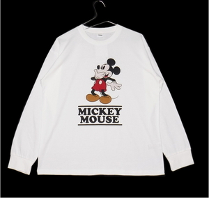 即決■★Disney★■ミッキーマウス ロンT：SIZE=4L