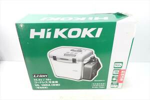 未使用/保管品★ HiKOKI ハイコーキ コードレス冷温庫 UL18DA 本体のみ 　/管24　240302