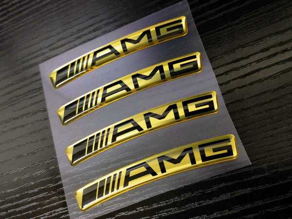 メルセデスベンツ AMG ホイール リム 73mm 4枚セット エンブレム ステッカーW169W463W164W176W203W245W246R230R231R170W204W221W222