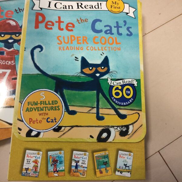 英語絵本　Pete the cat's 5冊組