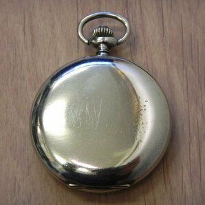 6116 希少売切り☆ HIGH - LIFE pocket watch 50.7㎜ 93.5g 懐中時計 クロノグラフ スモセコ 手巻き アンティーク ハイライフの画像6