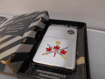 ビンテージ CANADA オンタリオ ナイアガラ 激レアボトム＆インナー刻印 PATPEND ZIPPO 1950 1950~年製　箱もインナーもカナダ製　_画像3