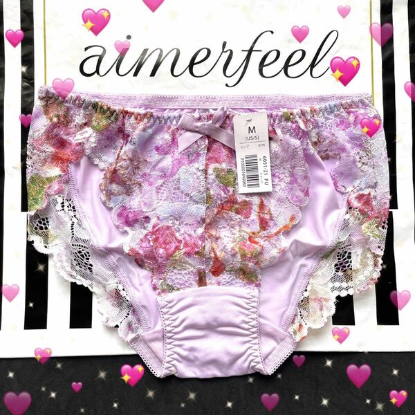 aimerfeel エメフィール　ショーツ　パンティ　パンツ　 フラワーレース　花柄　エレガント　下着　完売品　レア　