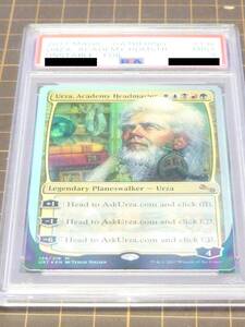 MTG【UST】「Urza, Academy Headmaster」（FOIL）PSA鑑定9