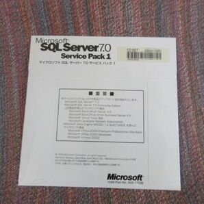 Microsoft ●WindowsNT Service Pack4 ●Visual Studio 6.0 Service Pack3 ●SQL Server7.0 Service Pack1 計3枚の画像5