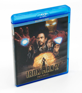 アイアンマン2 IRON MAN 2 Blu-ray + DVD ロバート・ダウニーJr. 中古 セル版