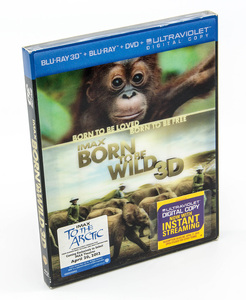 IMAX BORN TO BE WILD 3D 輸入盤 Blu-ray 3D + Blu-ray + DVD 新品未開封 セル版