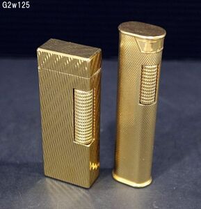 G2w125 ライターおまとめ Dunhill ダンヒル 2点 着火未確認 現状品 60サイズ