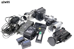 G2w95 カメラ等おまとめ CANON PENTAX Panasonic SONY 他 カメラ ビデオカメラ 充電器 バッテリー 動作未確認 80サイズ