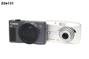 JT2w131 デジタルカメラおまとめ Canon PowerShot SX600HS/OLYMPUS μ DIGITAL600 動作未確認 60サイズ