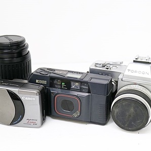 G3w61 カメラ等おまとめ CANON TOPCON RICOH カメラ レンズ 動作未確認 60サイズの画像1
