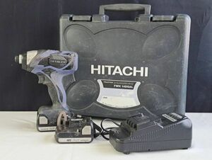 HITACHI 日立工機 14.4V コードレスインパクトドライバー FWH14DSAL バッテリー1個 BSL1415 充電器 ケース付 動作確認済