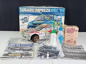 TAMIYA 1/10エンジン RCカー スバルインプレッサ WRC'99 動作未確認 /