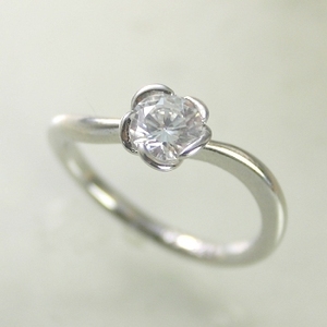 婚約指輪 プラチナ ダイヤモンド リング 0.2カラット 鑑定書付 0.238ct Dカラー VS2クラス 3EXカット H&C CGL