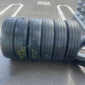 225/80R17.5 中古地山　2019UP ダンロップ　激安美品　　6本セット：24000円