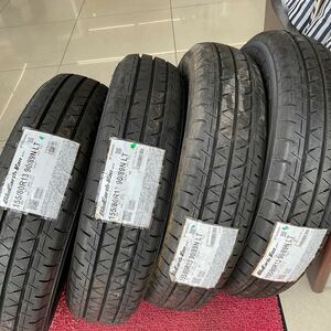 155/80R13 90/89N LT 　ヨコハマ2021年　未使用品4本セット：13000円