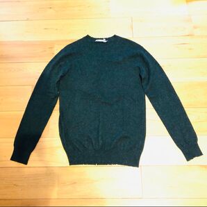 アレキサンダーワン ALEXANDERWANG ニット ダークグリーン クルーネック セーター
