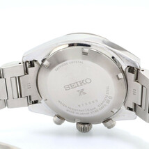 極美品 セイコー SEIKO プロスペックス スピードタイマー ソーラー 腕時計 ウォッチ メンズ パンダ文字盤 SBDL085 V192-0AF0_画像9