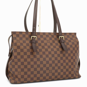 ルイヴィトン LOUIS VUITTON ダミエ チェルシー ショルダーバッグ トート 肩掛け ブラウン ビジネスバッグ レディース レザー N51119