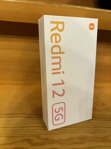 Redmi 12 5G Xiaomi ミッドナイトブラック 型番：XIG03SKA 昨日3/3に購入しました未使用品です(通電の為開封済みです)