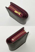 ◎【難有品】LOUIS VUITTON ルイヴィトン モノグラム ポルトフォイユ・ジュリエット フューシャ M69433 二つ折り財布 小銭入れ付き_画像3