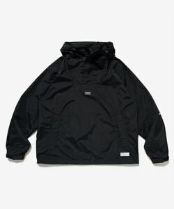 WTAPS ダブルタップス 今季 ナイロン アノラック ジャケット 黒 サイズ02 Mサイズ　232WVDT-JKM03の新品未着用