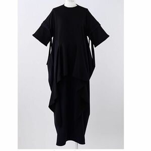 エンフォルド 今期 新作 新品 38 ＭＩＸ　ＦＡＢＲＩＣ　ＣＯＭＢＩ　ＤＲＥＳＳ ￥55000 ENFOLD