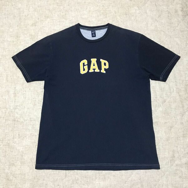 OLD GAP 刺繍　センターロゴ　Tシャツ　オールド キャップ