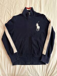 POLO RALPH LAUREN ビッグポニー ジャージ 鹿子 ジップブルゾン　M