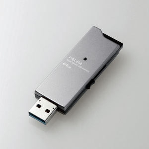 USB3.0 correspondence USB memory [FALDA] 64GB feeling of luxury. exist aluminium material . use reading speed 200MB/s. super high speed data transfer . realization : MF-DAU3064GBK