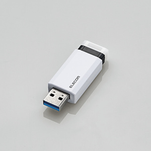 USB3.1(Gen1)対応USBメモリ 16GB ノックで出して自動で収納できる、ボールペンのようについつい押したくなる: MF-PKU3016GWH
