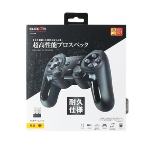  wireless 13 button game pad high endurance analogue stick . high endurance button mounted XInput/DirectInput both correspondence . game . possible to enjoy : JC-U4113SBK