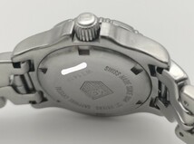 【稼働品】レディース クォーツ タグホイヤー TAGHEUER Professional 200m リンク WT141F ピンクシェル文字盤 純正ベルト _画像10