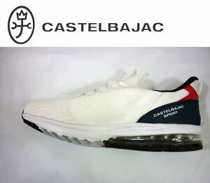  новый продукт 15400 иен [25.5cm]*CASTELBAJAC Castelbajac * slip Ine a подушка легкий спортивные туфли белый 