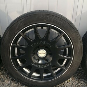 ハイエース ファブレス パンデミック 18インチ LD-13 MONO BLOCK マッドブラックダンロップ ENASAVE RV504/RV503 225/50R18 95Vの画像5