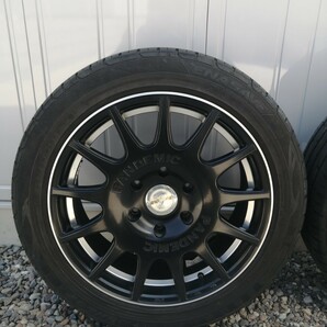 ハイエース ファブレス パンデミック 18インチ LD-13 MONO BLOCK マッドブラックダンロップ ENASAVE RV504/RV503 225/50R18 95Vの画像2