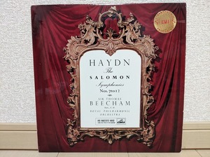 英HMV ASD-339 WHITE GOLD ビーチャム ハイドン 交響曲第99&100番 オリジナル盤