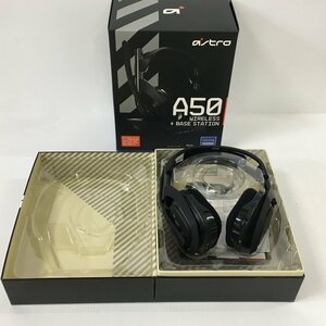 TEI 【中古品】 Astro A50 WIRELESS+BASE STATION A50WL-002 ワイヤレスゲーミングヘッドセット 〈88-240207-YO-6-TEI〉