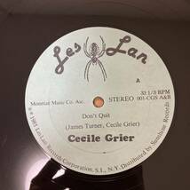 Cecile Grier / Don't Quit 12inch US OBSCURE BOOGIE FUNK 1985 ブギー 自主制作盤？_画像4