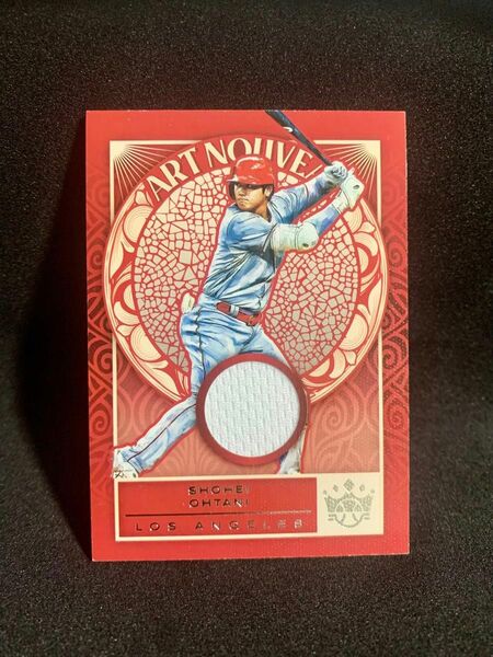 大谷翔平　2022 panini DIAMOND KINGS ART NOUVEAU PATCH RED No.AN-SO