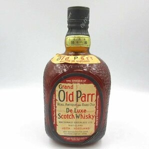 ★◎Grand Old Parr グランド オールド パー De Luxe Scotch Whisky デラックス スコッチ ウイスキー 760ml 43％ 特級 未開栓 古酒の画像1