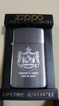 美中古使用品 ZIPPO #1600 slim COAT OF ARMS-4 (1999)_画像1