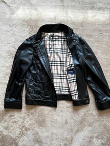 BURBERRY ライダースジャケット BLACK