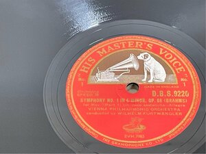 SP record 6 sheets set britain HMV DBS9220/DB9221-25 full tovengla- we n* Phil bla-ms symphony no. 1 number is short style work 68 washing settled 